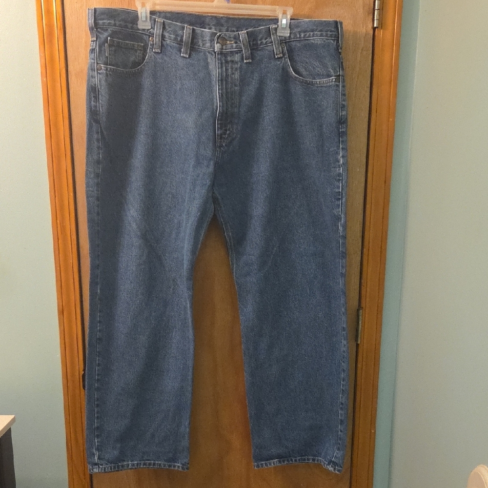 Carhartt Men's Loose Fit Blue Jeans 44x30